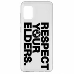 Чохол для Samsung A31 Respect your elders. - PrintSalon