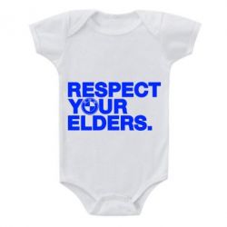 Дитячий бодік Respect your elders. - PrintSalon