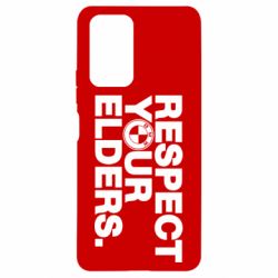 Чехол для Xiaomi Redmi Note 10 Pro Respect your elders.