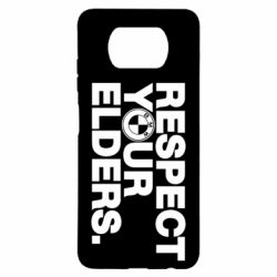 Чохол для Xiaomi Poco X3 Respect your elders. - PrintSalon