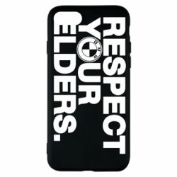 Чохол для iPhone SE 2022 Respect your elders. - PrintSalon