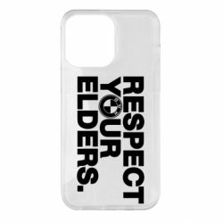 Чохол для iPhone 14 Pro Max Respect your elders. - PrintSalon