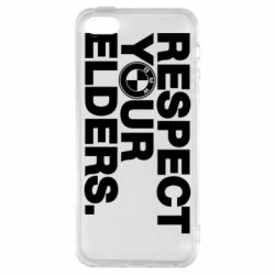 Чохол для iphone 5/5S/SE Respect your elders. - PrintSalon