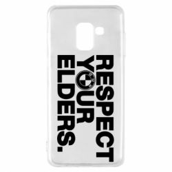 Чохол для Samsung A8 2018 Respect your elders. - PrintSalon