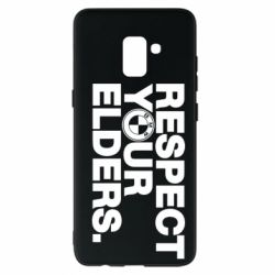 Чохол для Samsung A8+ 2018 Respect your elders. - PrintSalon