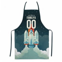 Фартух з 3D принтом Ретро прізвище і номер - PrintSalon