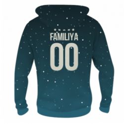 Чоловіче 3D худі Ретро прізвище і номер - PrintSalon