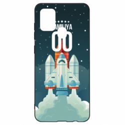Чохол для Samsung A21s Ретро прізвище і номер - PrintSalon