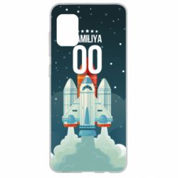 Чохол для Samsung A31 Ретро прізвище і номер - PrintSalon