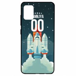 Чохол для Samsung A51 Ретро прізвище і номер - PrintSalon