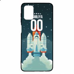 Чохол для Samsung M51 Ретро прізвище і номер - PrintSalon