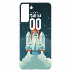 Чохол для Samsung S21+ Ретро прізвище і номер - PrintSalon
