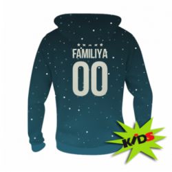 Дитяче 3D худі Ретро прізвище і номер