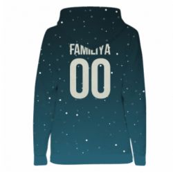 Жіноче 3D худі Ретро прізвище і номер