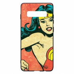 Чехол для Samsung S10+ Retro Wonder Woman - PrintSalon