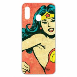 Чехол для Samsung A20 Retro Wonder Woman - PrintSalon