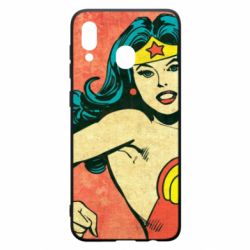 Чехол для Samsung A30 Retro Wonder Woman - PrintSalon