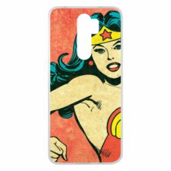 Чехол для Xiaomi Redmi Note 8 Pro Retro Wonder Woman - PrintSalon