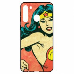 Чехол для Samsung A21 Retro Wonder Woman - PrintSalon