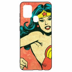 Чехол для Samsung A21s Retro Wonder Woman - PrintSalon