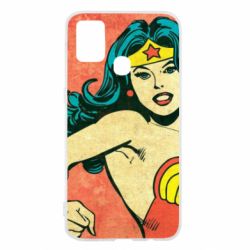 Чехол для Samsung M31 Retro Wonder Woman - PrintSalon