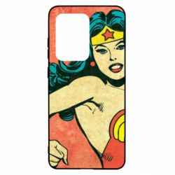 Чехол для Samsung S20 Ultra Retro Wonder Woman - PrintSalon