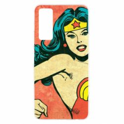 Чехол для Huawei P Smart 2021 Retro Wonder Woman - PrintSalon