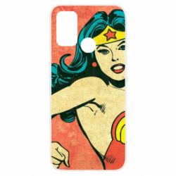 Чехол для Oppo A53/A32/A33 Retro Wonder Woman