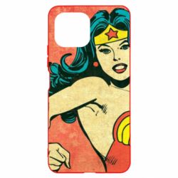 Чехол для Xiaomi Mi11 Lite Retro Wonder Woman - PrintSalon
