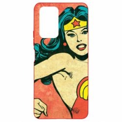 Чехол для Xiaomi Redmi Note 10 Pro Retro Wonder Woman - PrintSalon