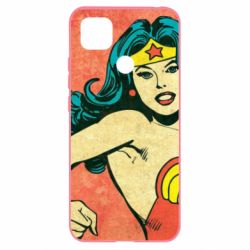 Чехол для Xiaomi Redmi 9c Retro Wonder Woman - PrintSalon
