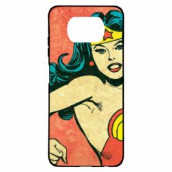 Чехол для Xiaomi Poco X3 Retro Wonder Woman - PrintSalon