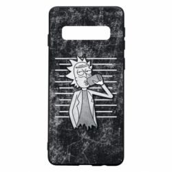 Чохол для Samsung S10 Rick and a bottle - PrintSalon