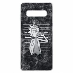 Чохол для Samsung S10+ Rick and a bottle - PrintSalon