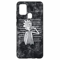 Чохол для Samsung A21s Rick and a bottle - PrintSalon