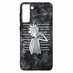 Чохол для Samsung S21 Ultra Rick and a bottle - PrintSalon