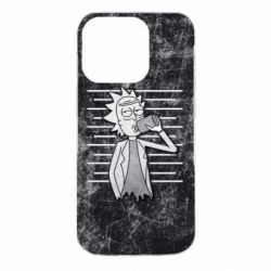 Чохол для iPhone 14 Pro Rick and a bottle - PrintSalon