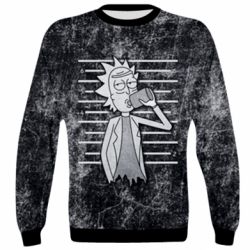 3D світшот Rick and a bottle - PrintSalon