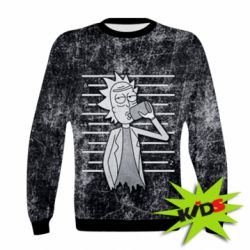 Дитячий 3D світшот Rick and a bottle - PrintSalon