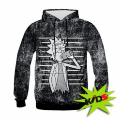 Дитяче 3D худі Rick and a bottle - PrintSalon