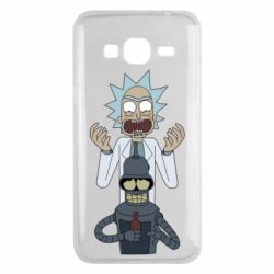Чехол для Samsung J3 2016 Rick and Bender - PrintSalon