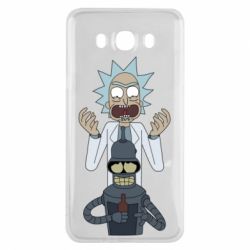 Чехол для Samsung J7 2016 Rick and Bender - PrintSalon