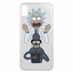Чехол для iPhone Xs Max Rick and Bender - PrintSalon