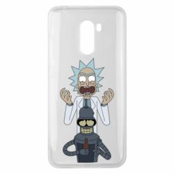 Чехол для Xiaomi Pocophone F1 Rick and Bender - PrintSalon