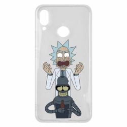Чехол для Huawei P Smart Plus 2018 Rick and Bender