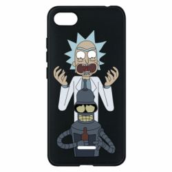 Чехол для Xiaomi Redmi 6A Rick and Bender - PrintSalon