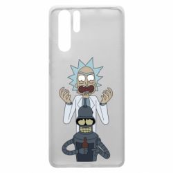 Чехол для Huawei P30 Pro Rick and Bender - PrintSalon