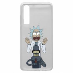 Чехол для Huawei P30 Rick and Bender - PrintSalon