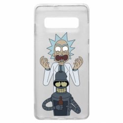 Чехол для Samsung S10+ Rick and Bender - PrintSalon