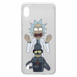 Чехол для Samsung A10 Rick and Bender